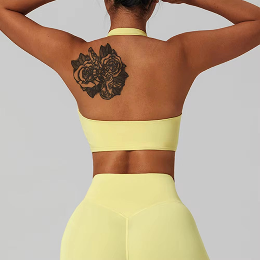 Sports Bra Tank Top Women Gym Workout Fitness Running Shockproof Elasticity Yoga Bra Stretch Pull up Vest Women Underwear