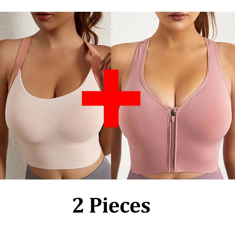 Yoga Bra Crisscross Back Gym Bra Fitness Workout Bras Golf Bras Bounce Control Sports Tops Elastic Golf Crops Gym Tops